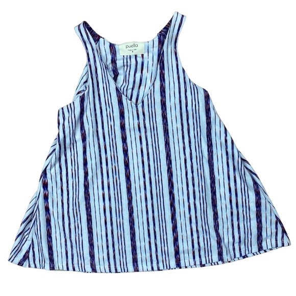 Puella North South Swing Tunic Top Size Small Womens T10026 Trapeze Tank Tee - Picture 2 of 6